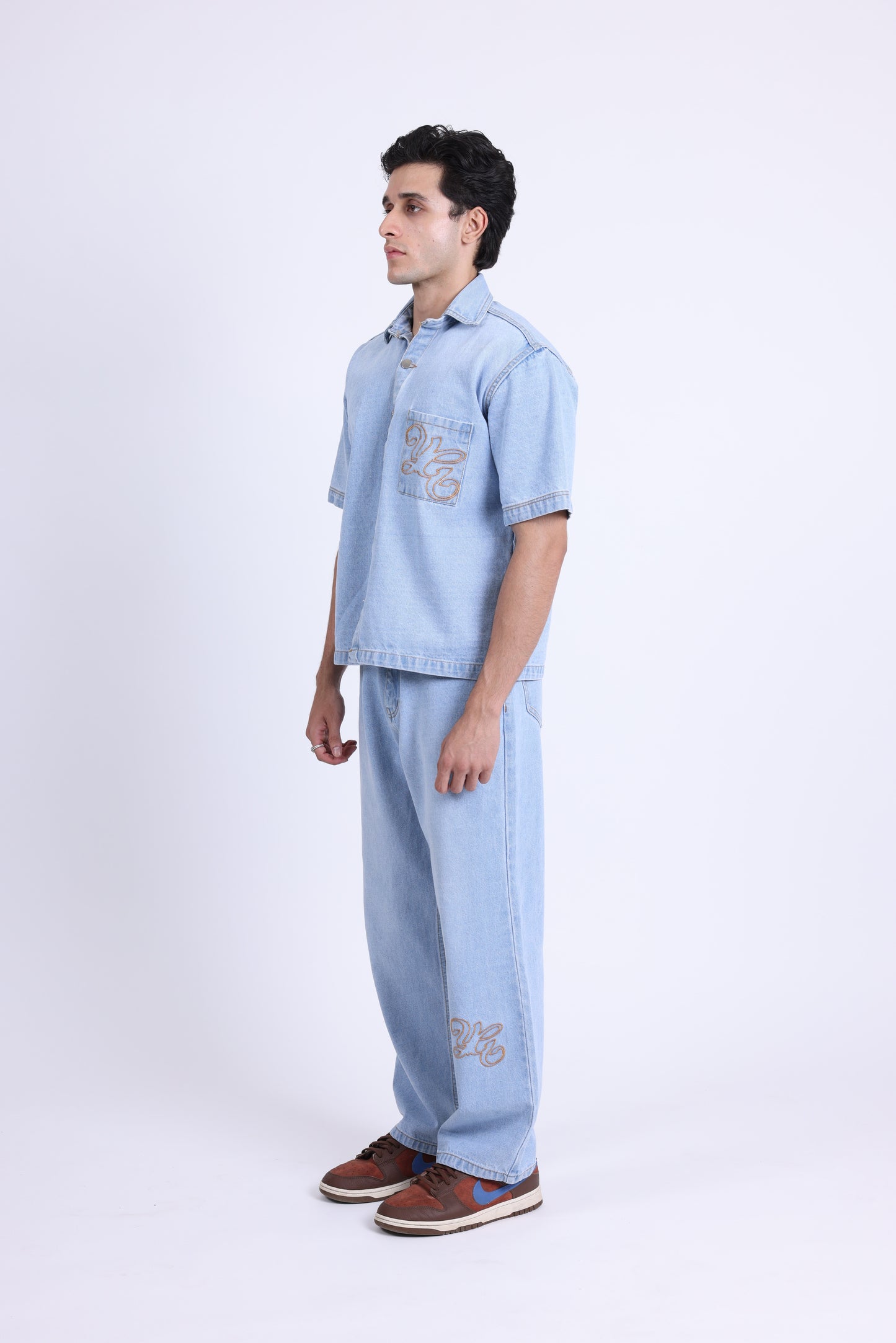 WESTERN BLUE DENIM CO-ORD SET