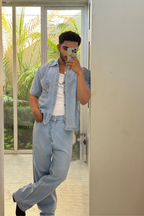 WESTERN BLUE CO-ORD SET
