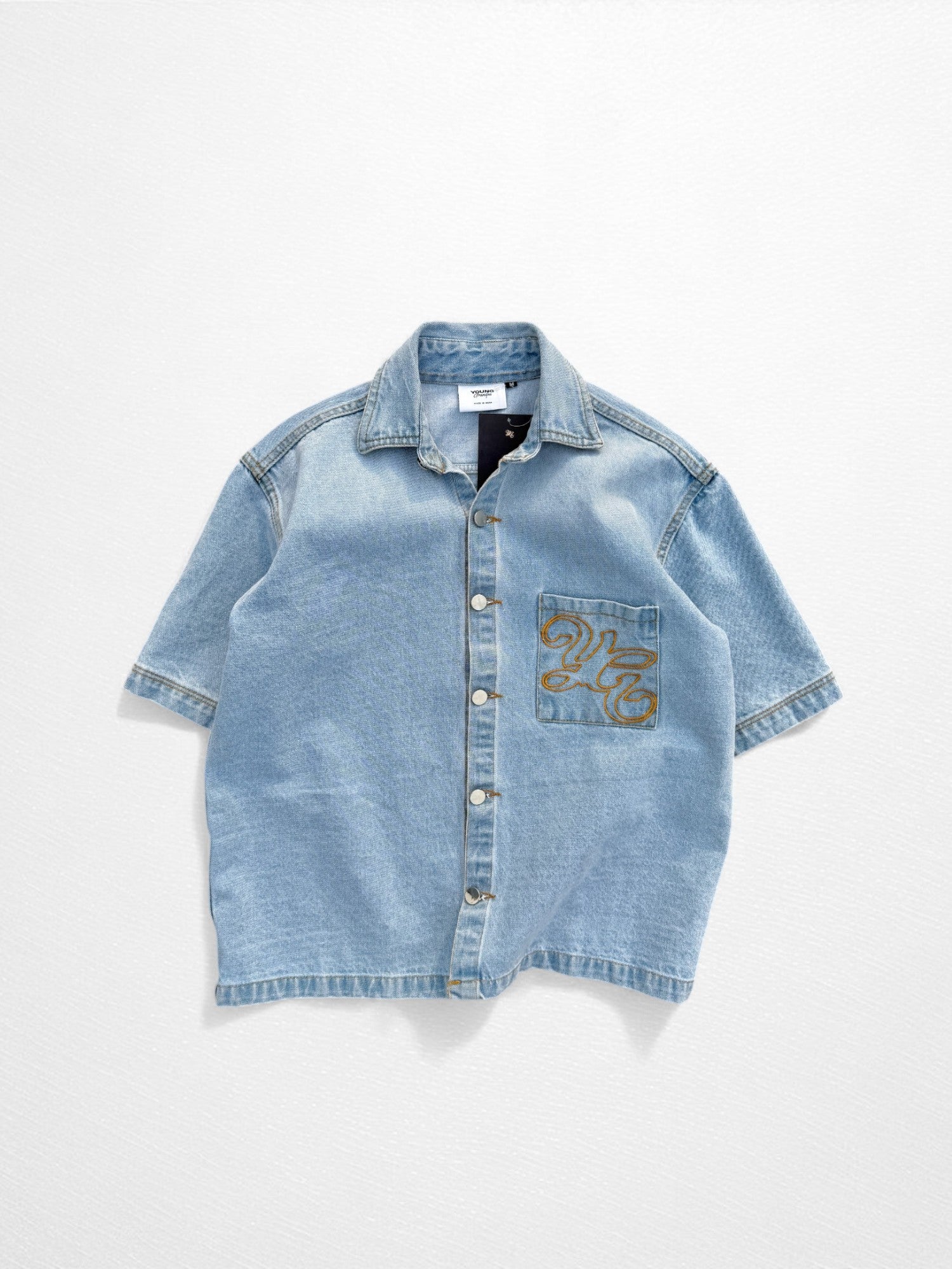 WESTERN BLUE DENIM SHIRT