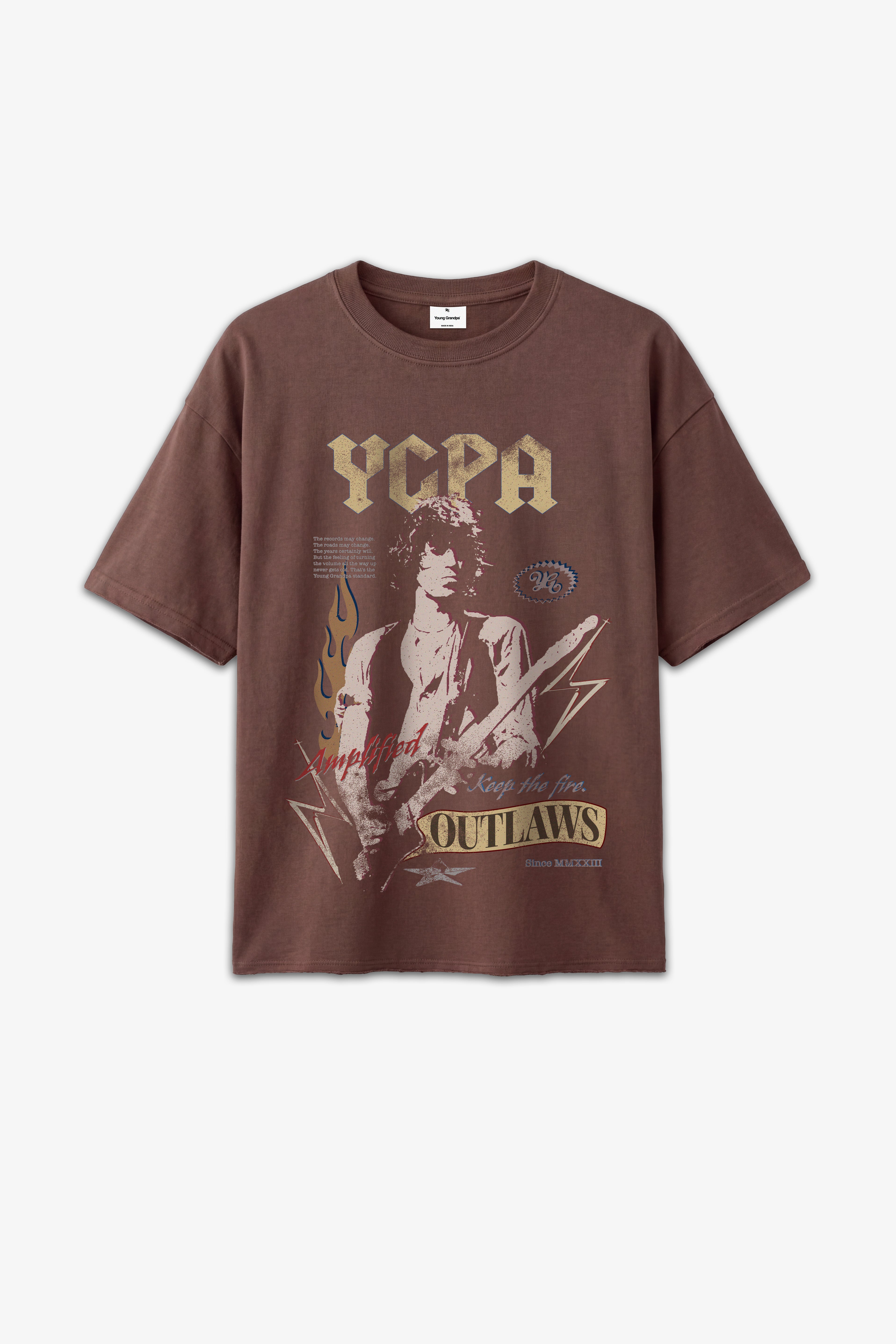 BOURBON WASH BOXY TEE