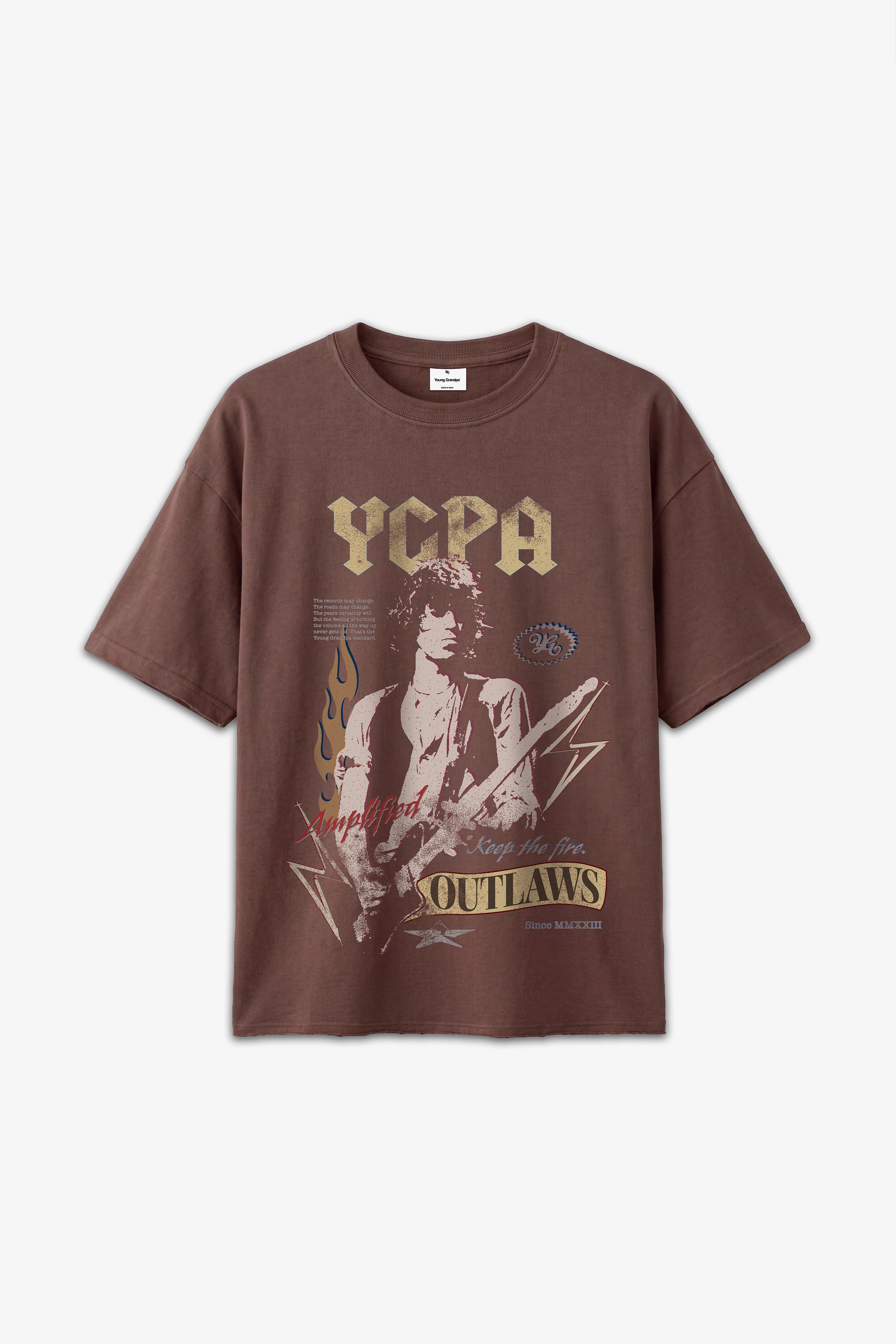 BOURBON WASH BOXY TEE