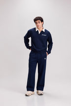 Flared Sweatpants - Navy