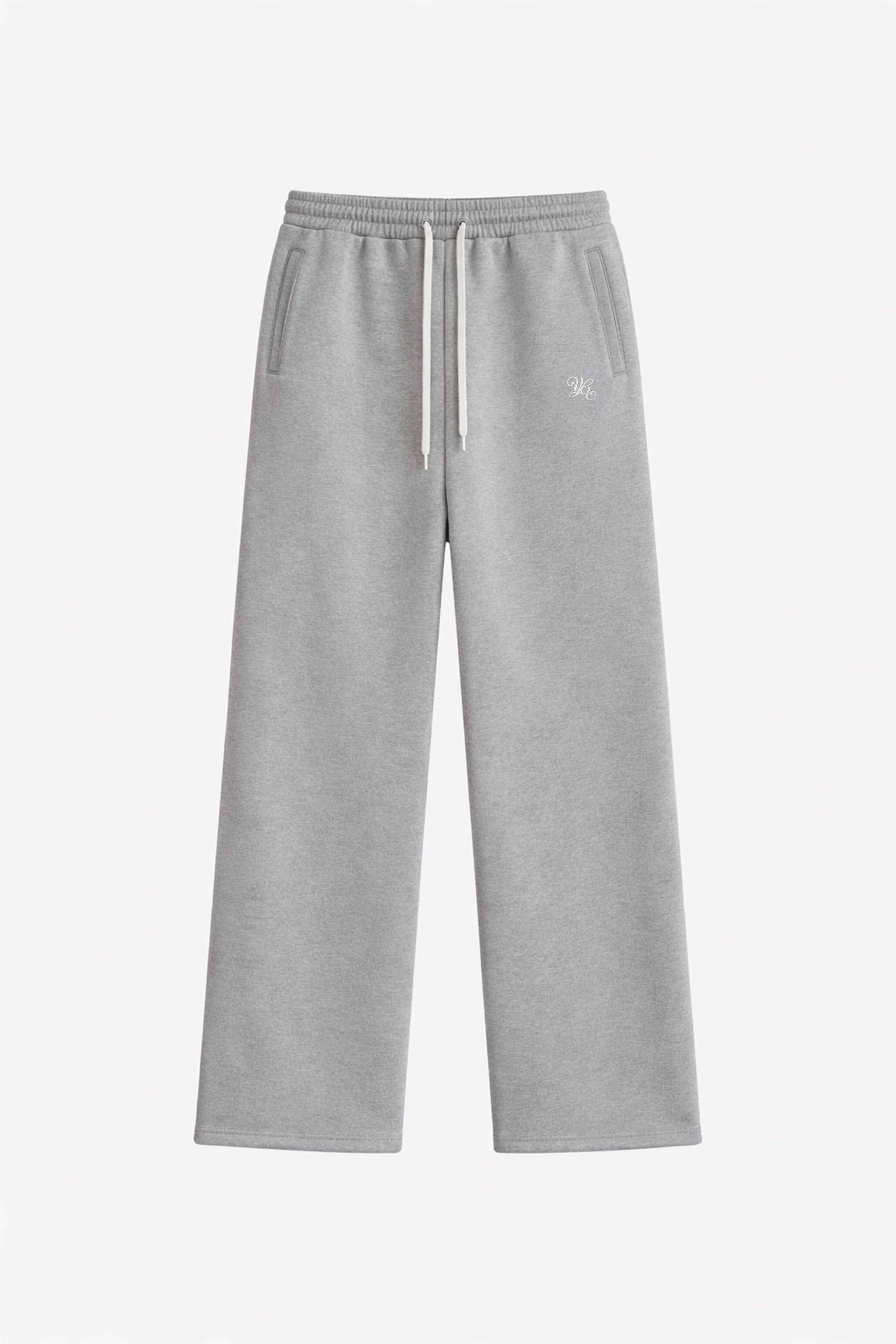 FLARED SWEATPANTS - GREY