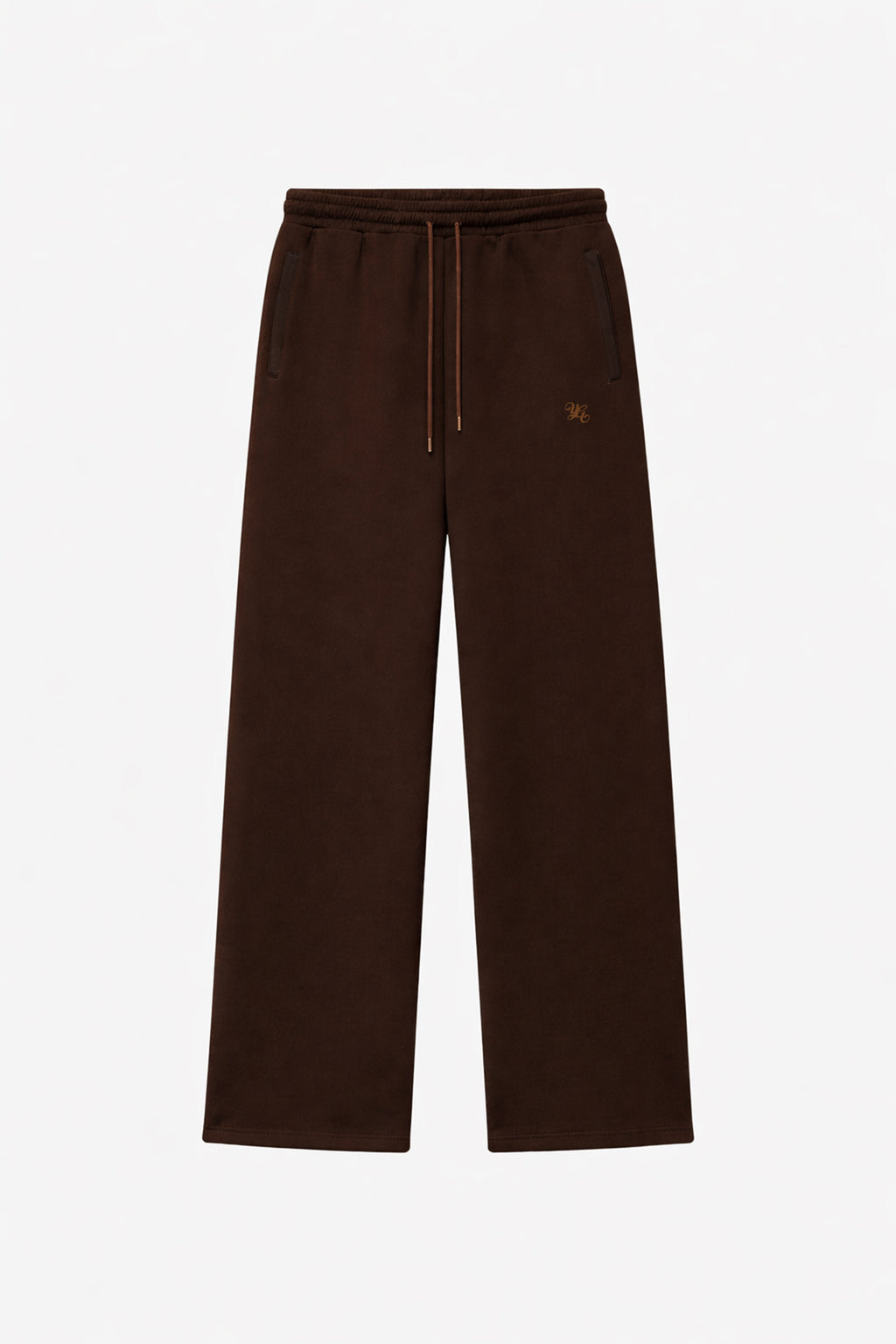 FLARED SWEATPANTS - MOCHA