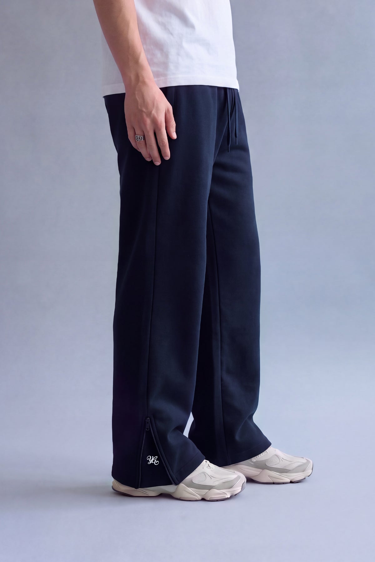 Flared Sweatpants - Navy