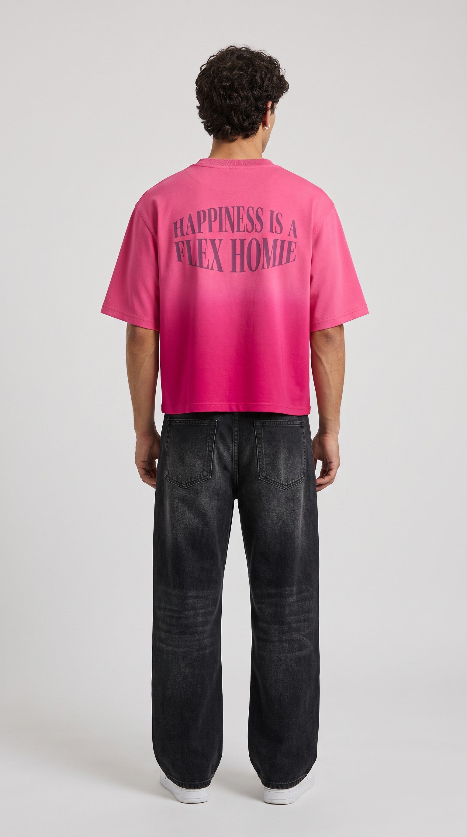 BUBBLEGUM FADE BOXY TEE