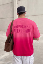 BUBBLEGUM FADE BOXY TEE