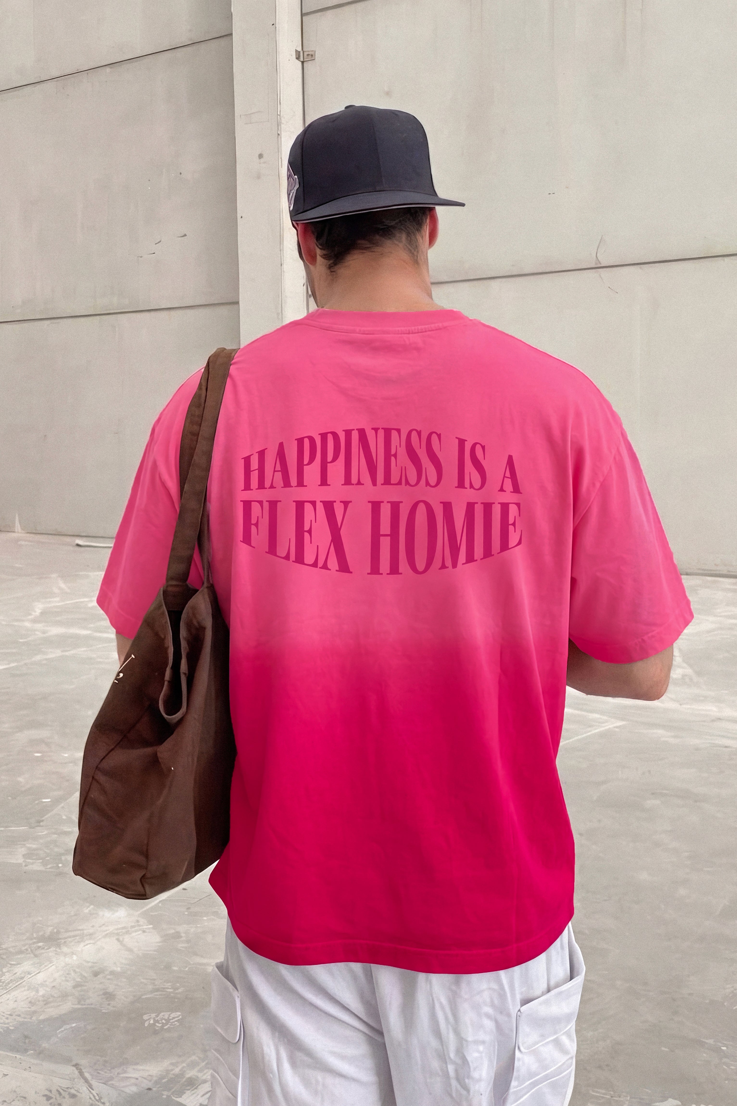 BUBBLEGUM FADE BOXY TEE