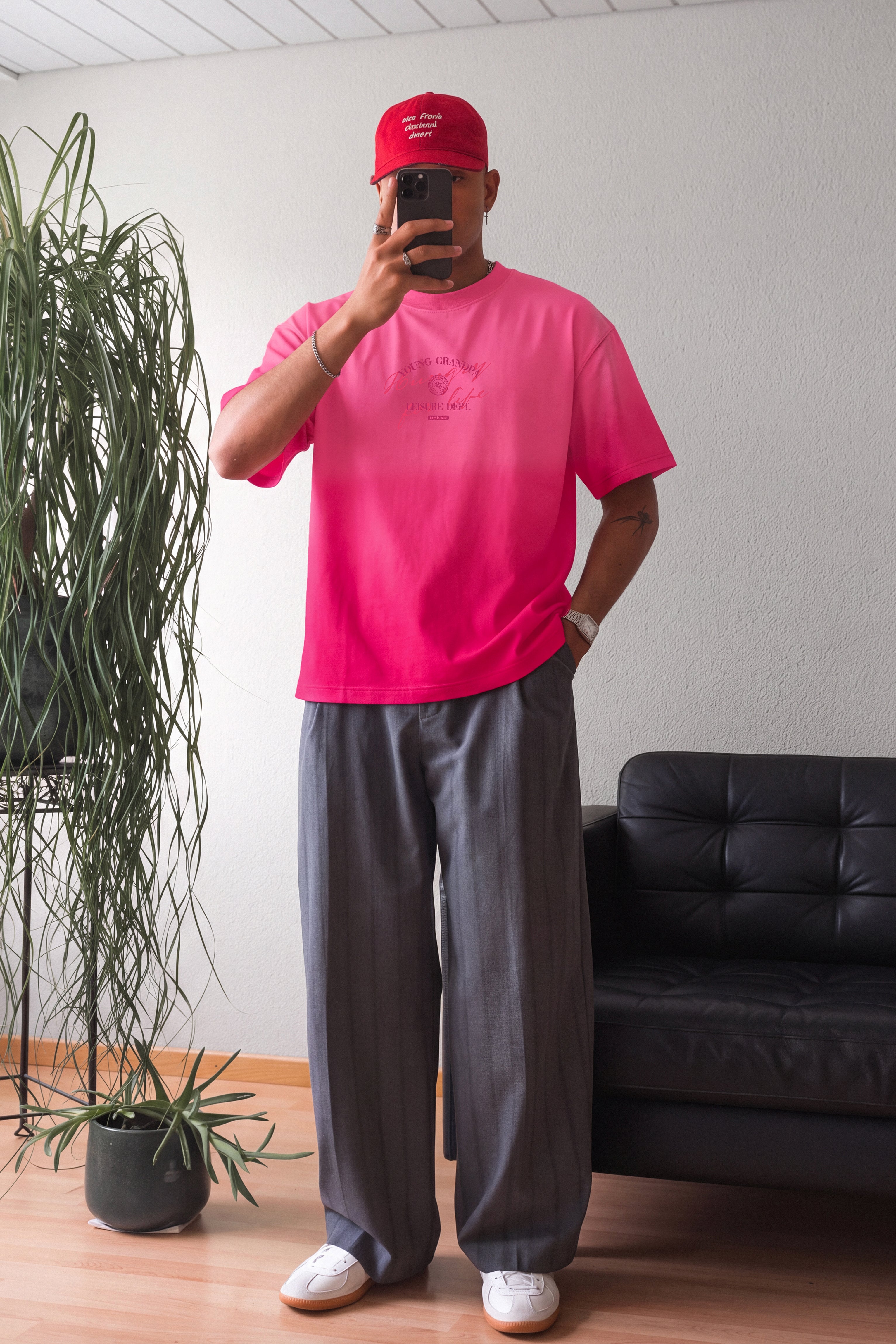 BUBBLEGUM FADE BOXY TEE