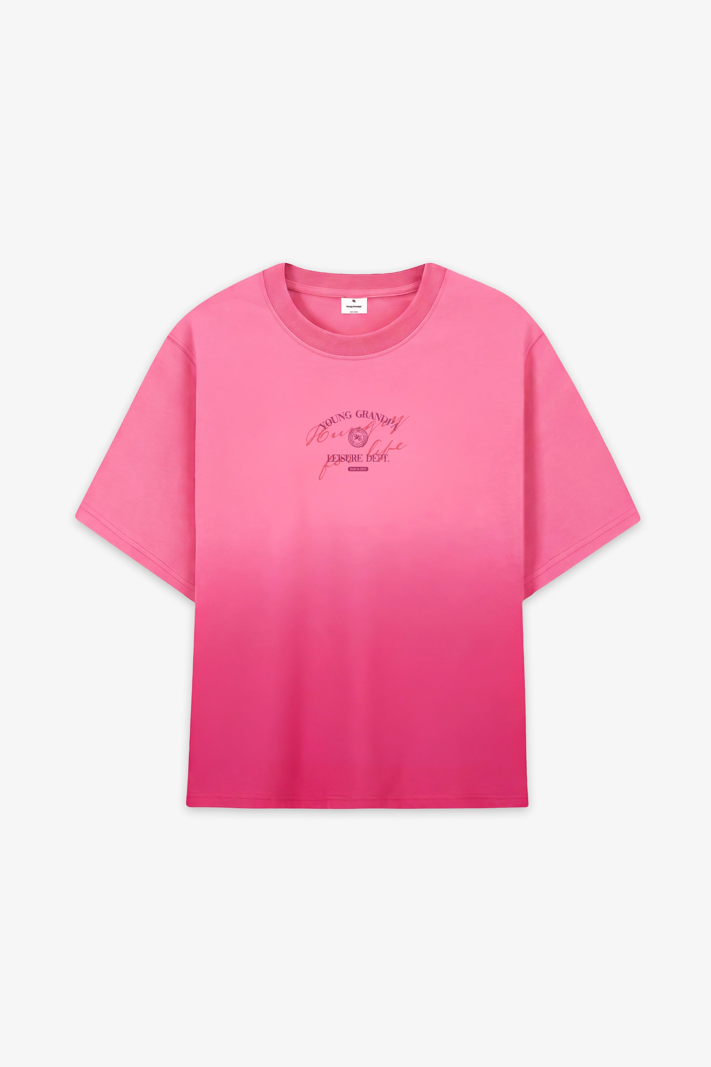 BUBBLEGUM FADE BOXY TEE