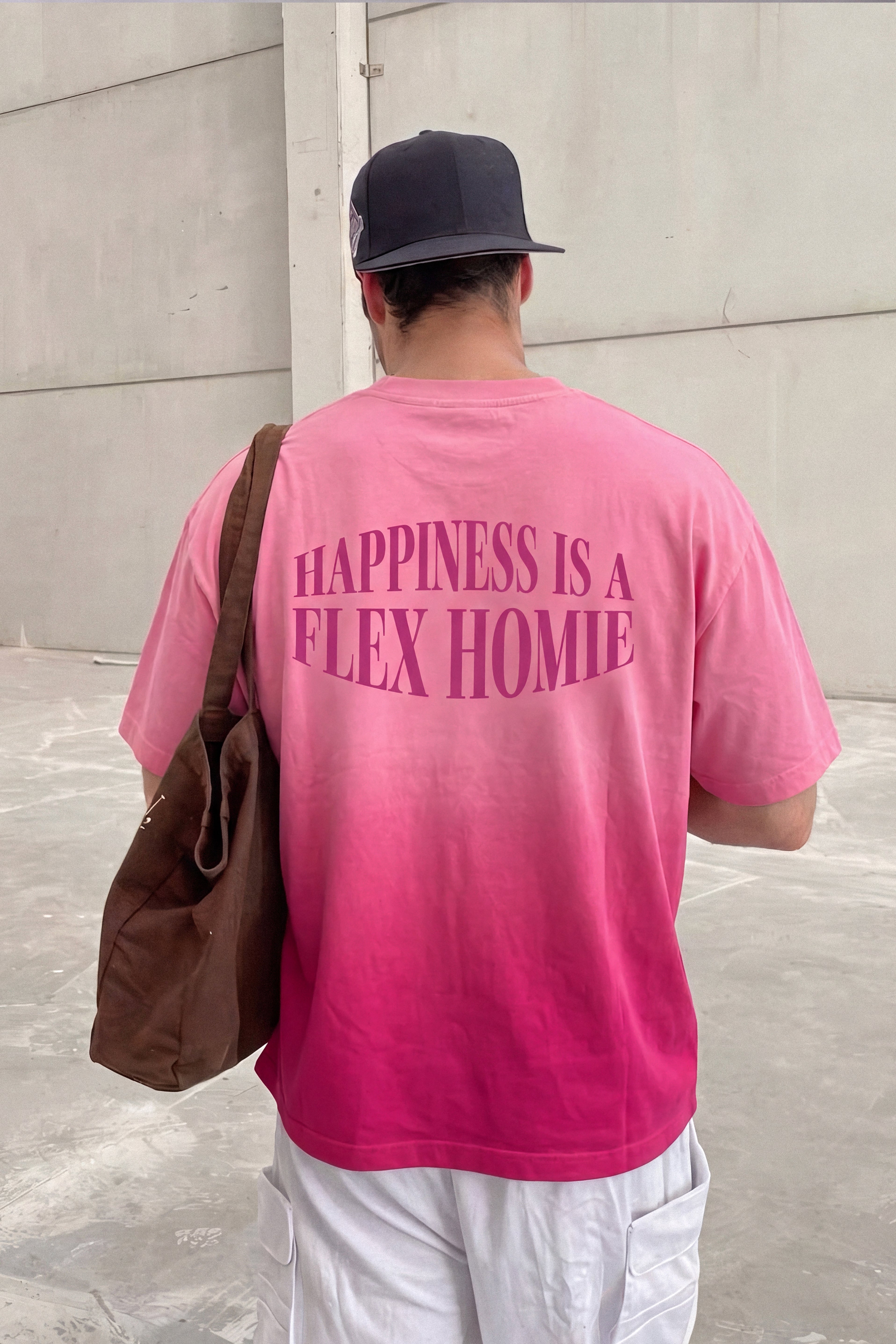 BUBBLEGUM FADE BOXY TEE
