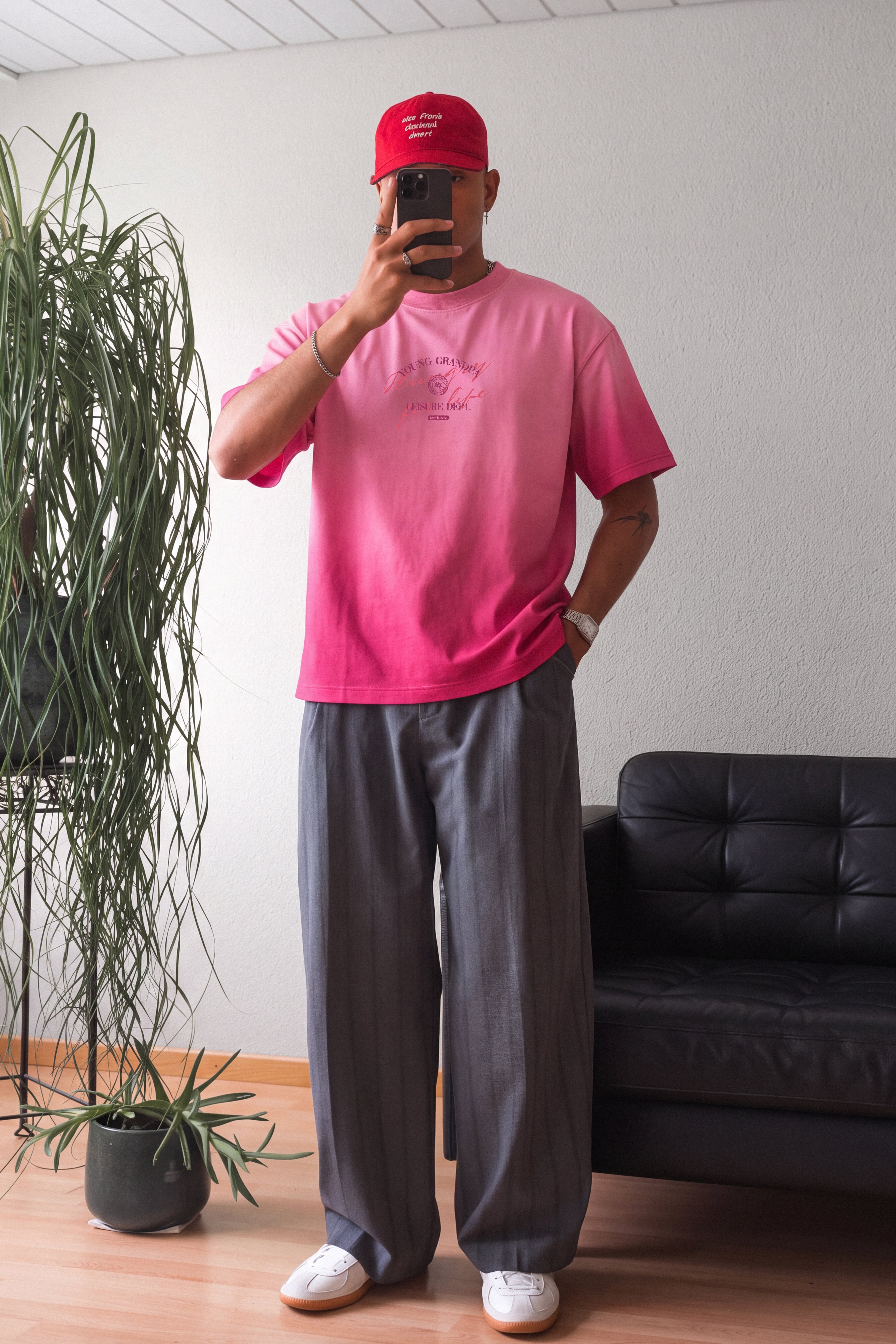 BUBBLEGUM FADE BOXY TEE