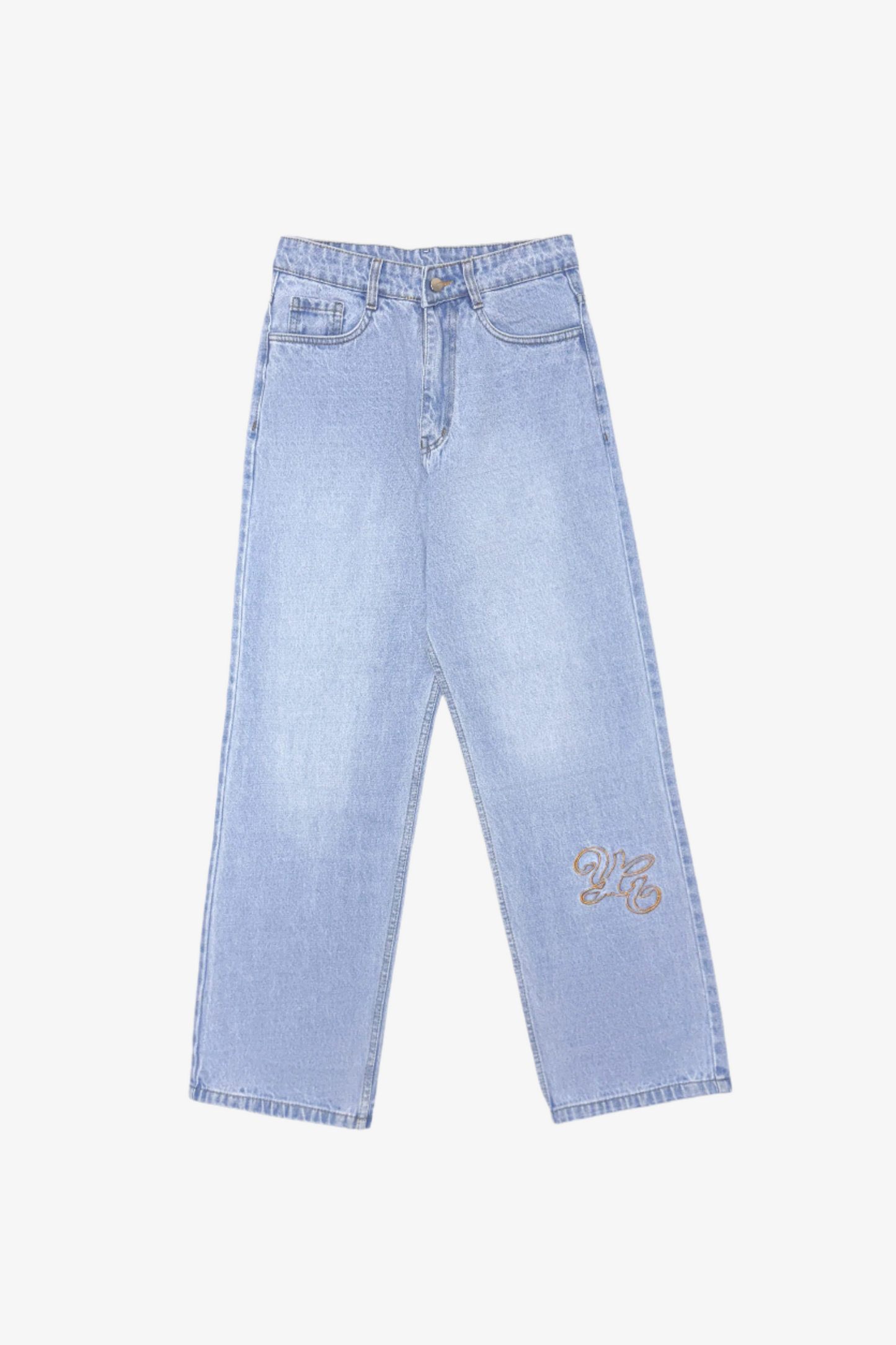 WIDE-LEG DENIM PANTS