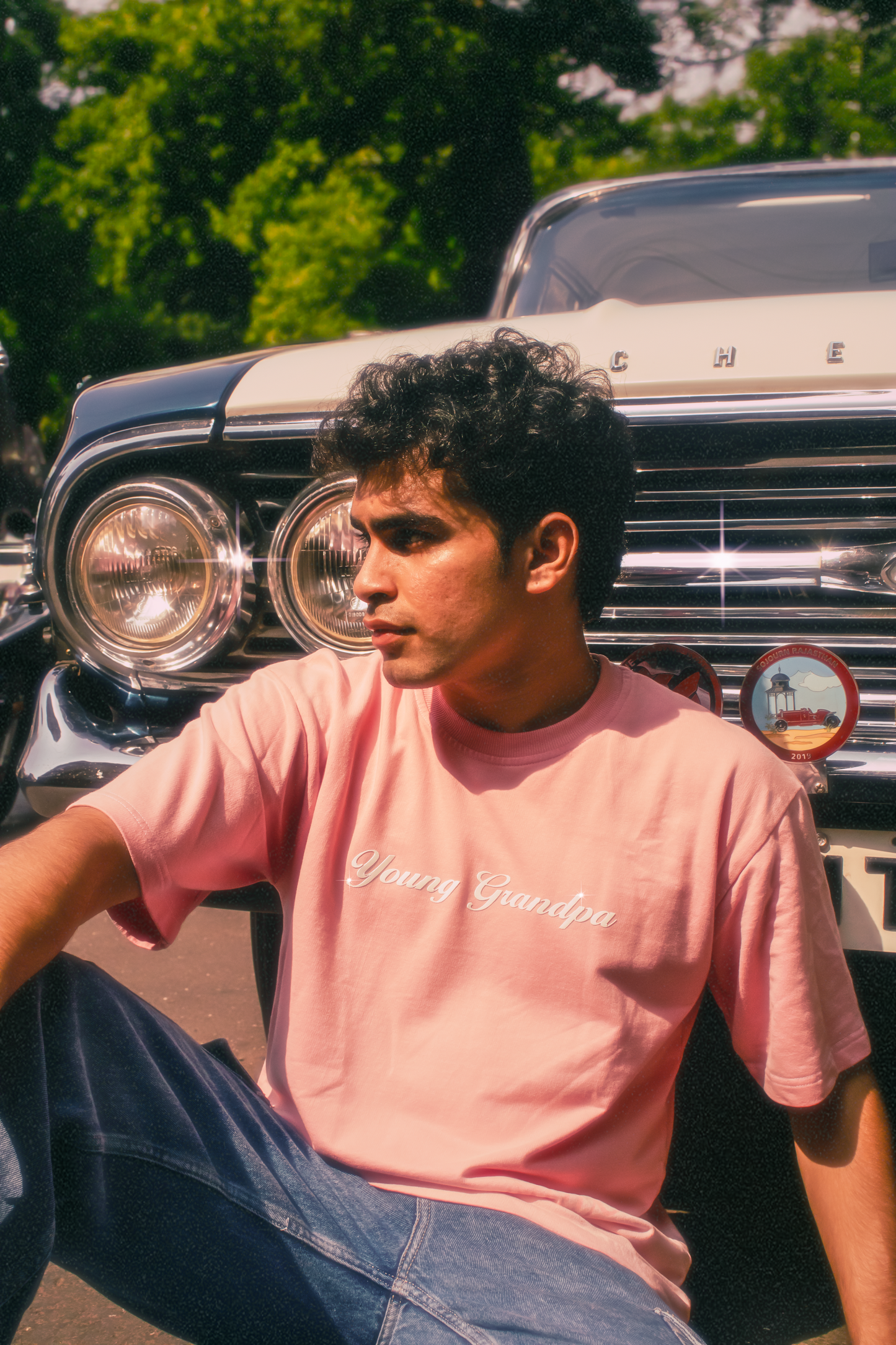 PINK WASHED T-SHIRT