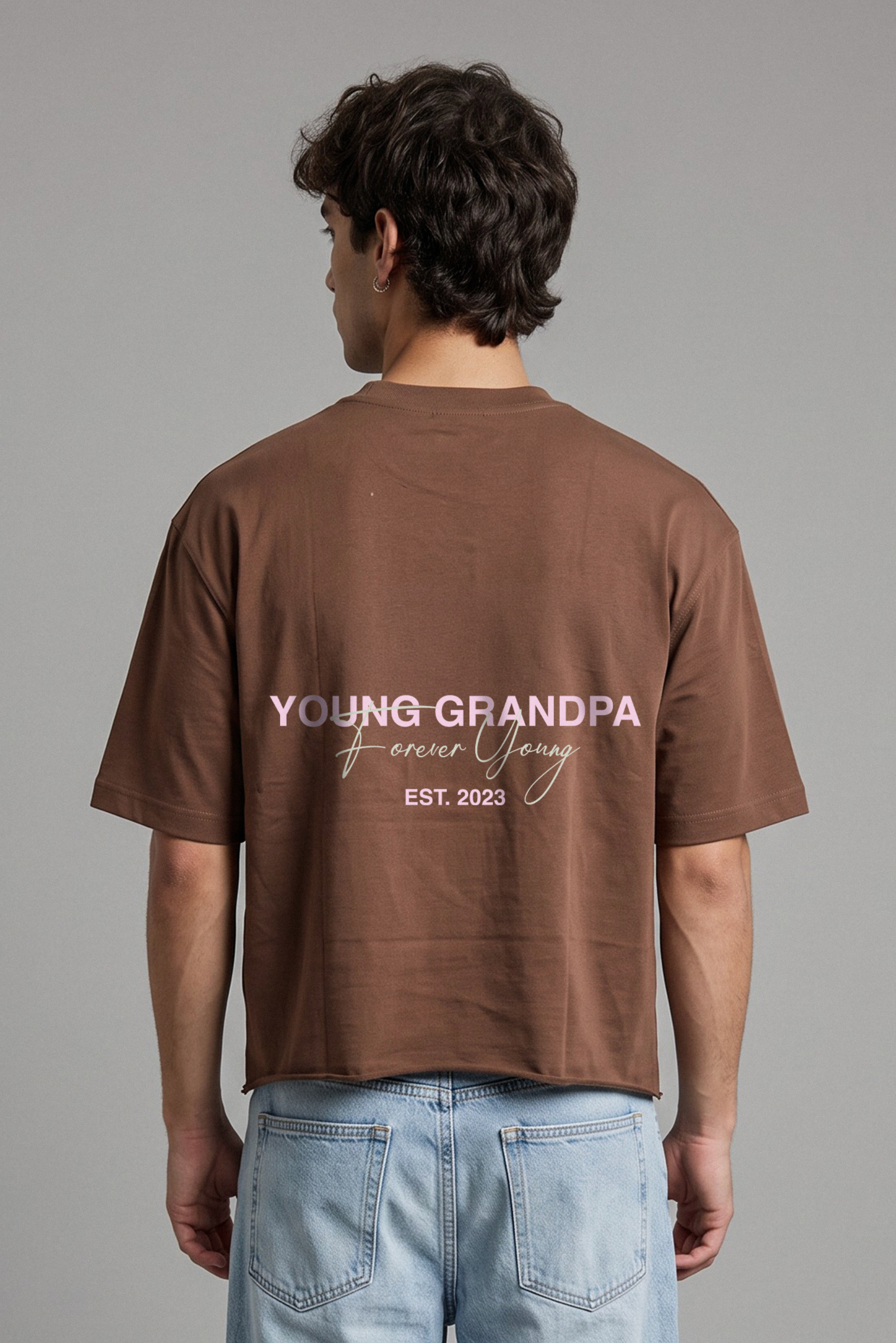 BOURBON WASH BOXY TEE