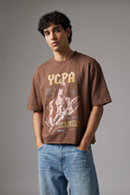 BOURBON WASH BOXY TEE