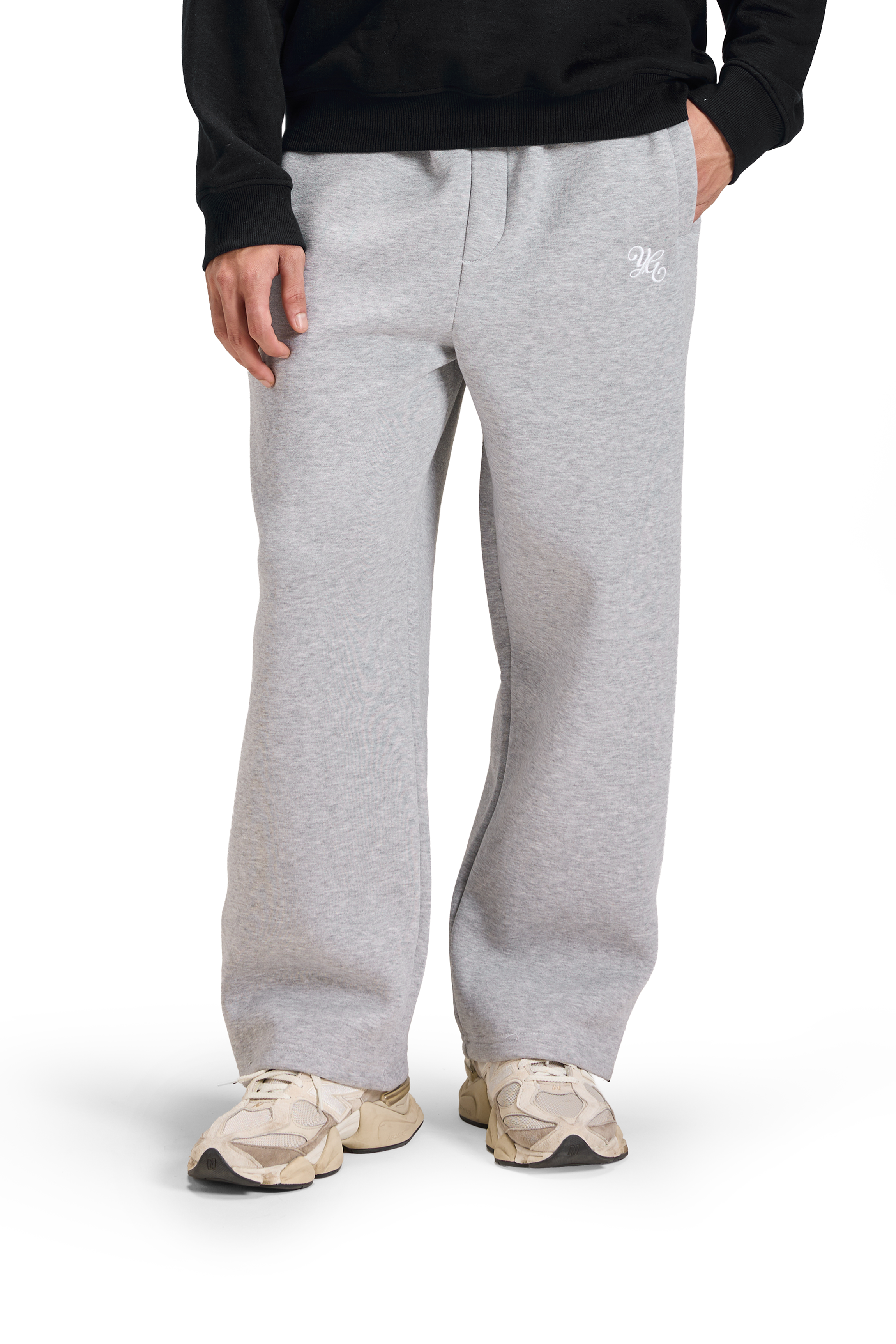 FLARED SWEATPANTS - GREY