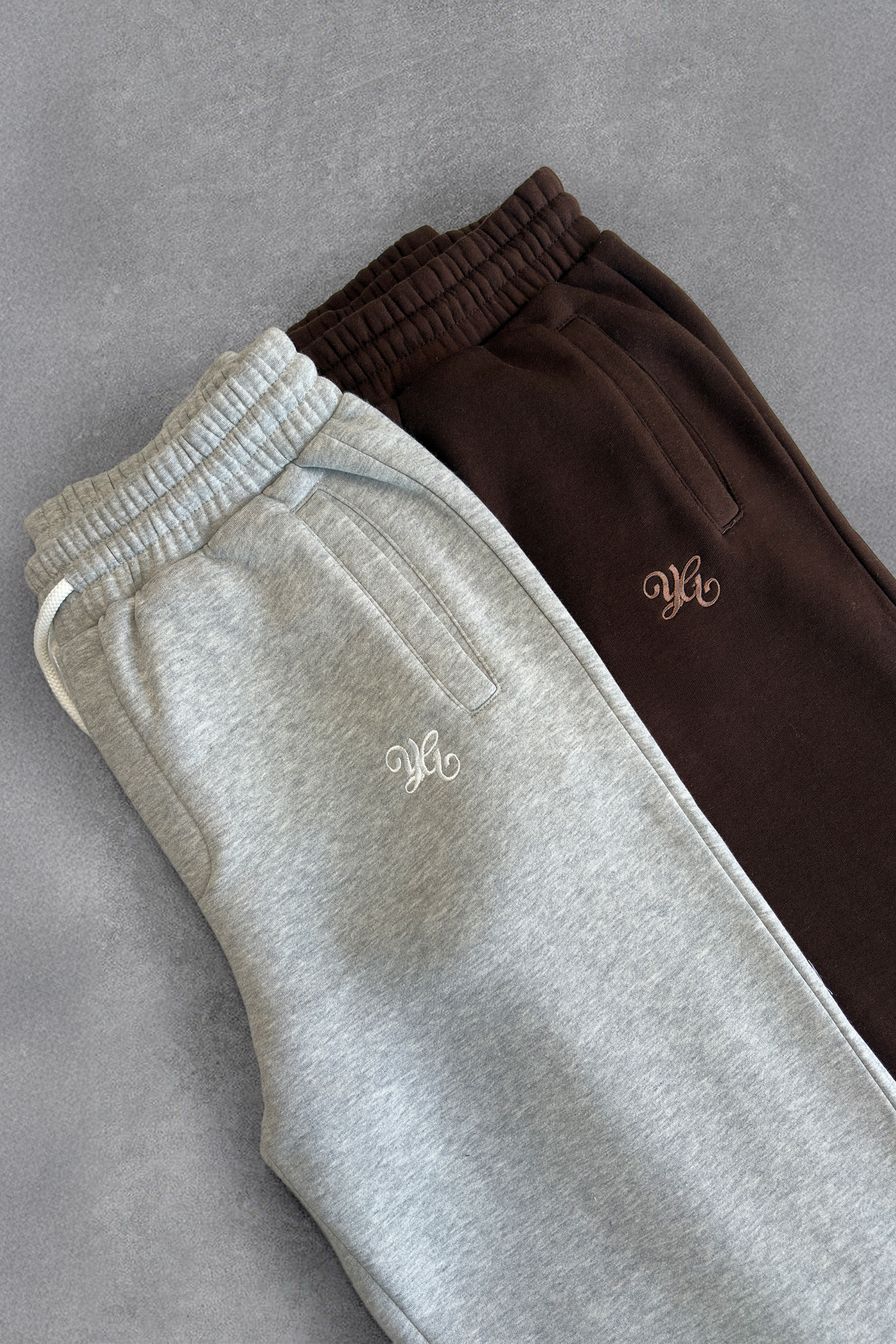 FLARED SWEATPANTS - GREY