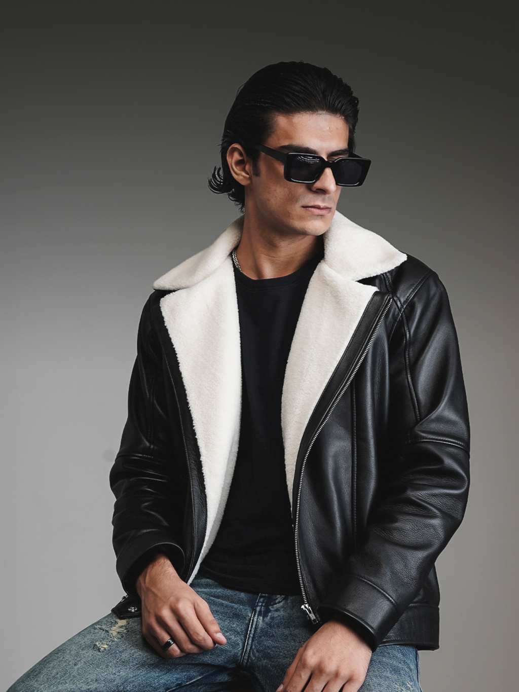 MEN'S LEATHER JACKET