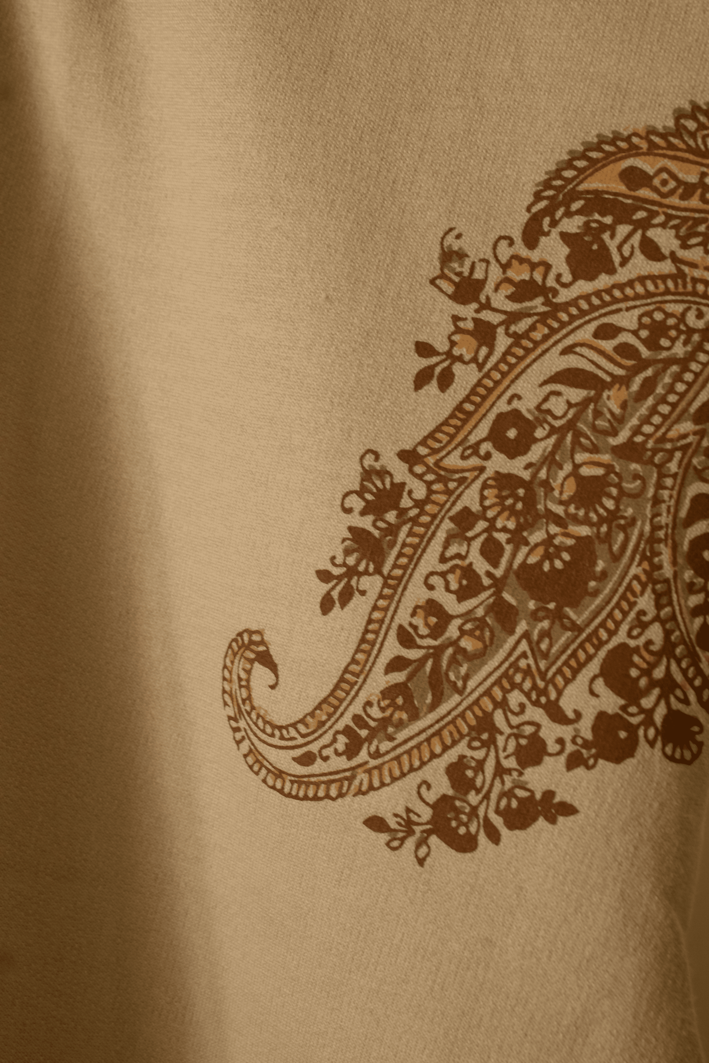 PAISLEY VEST - SAND