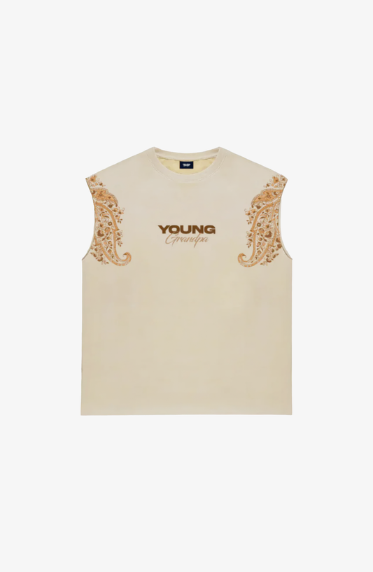 PAISLEY VEST - SAND