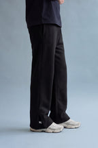 FLARED SWEATPANTS - BLACK