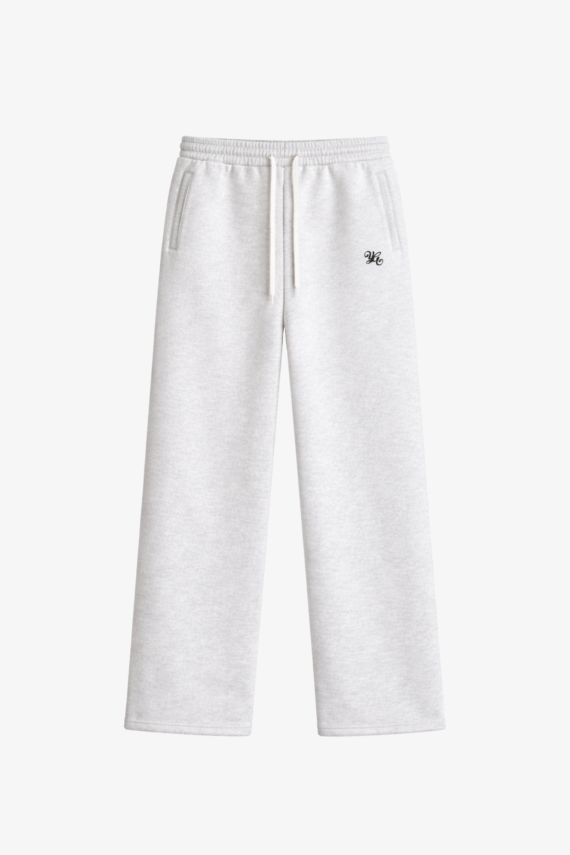 FLARED SWEATPANTS - WHITE