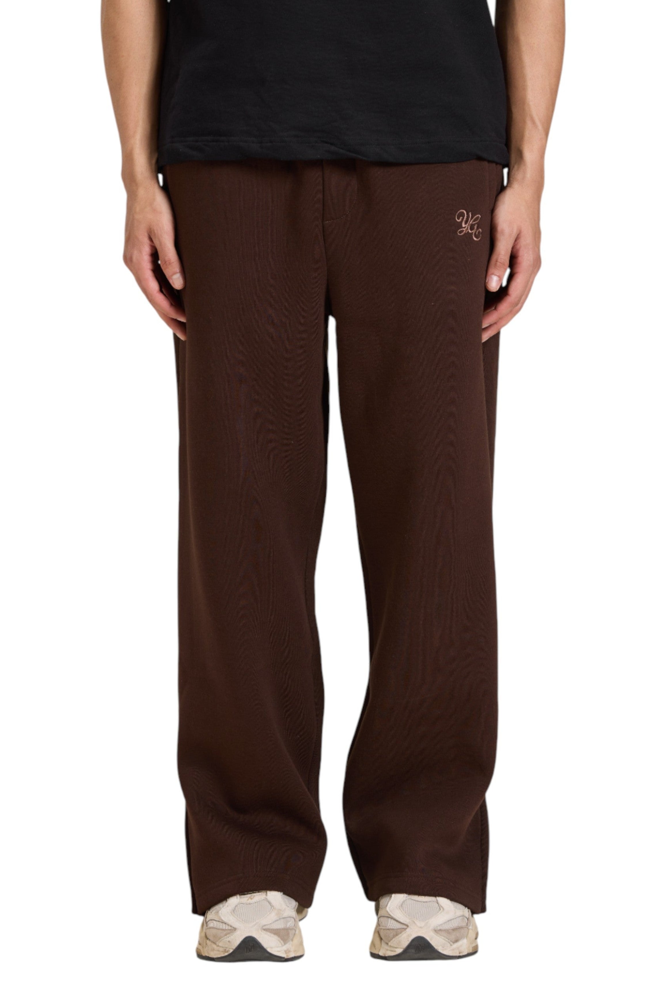 FLARED SWEATPANTS - MOCHA