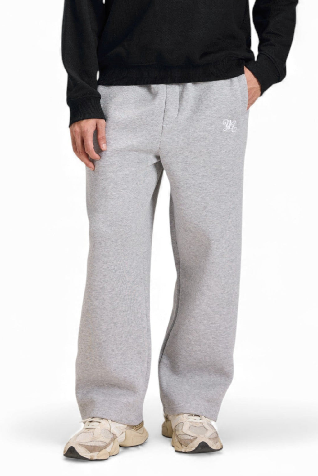 FLARED SWEATPANTS - GREY