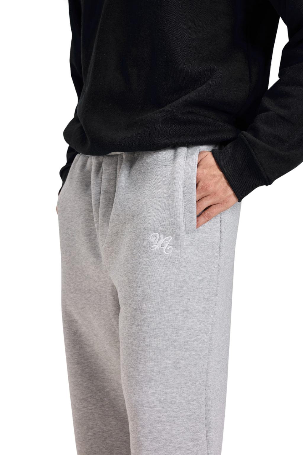 FLARED SWEATPANTS - GREY