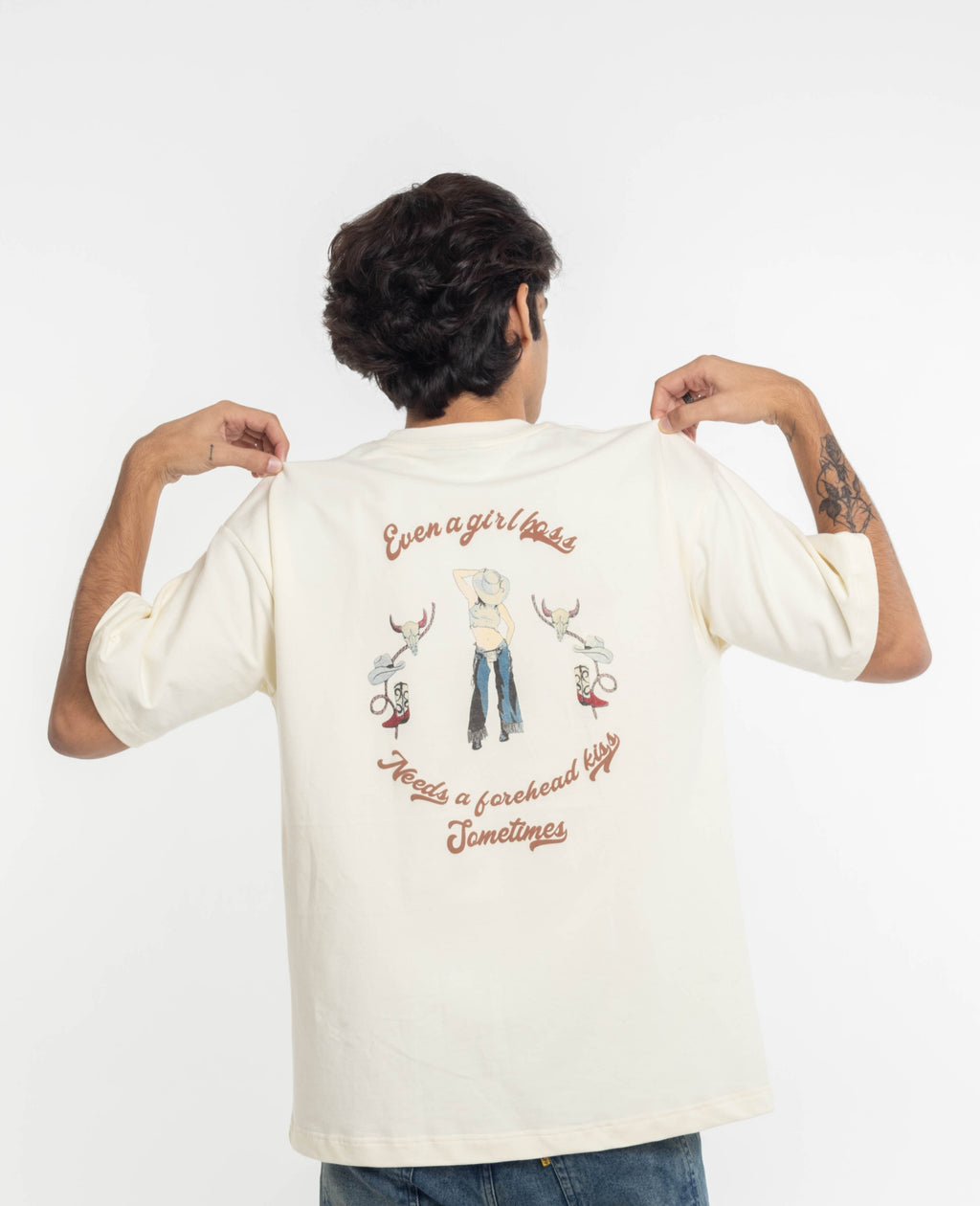 HAND EMBROIDERED T-SHIRT