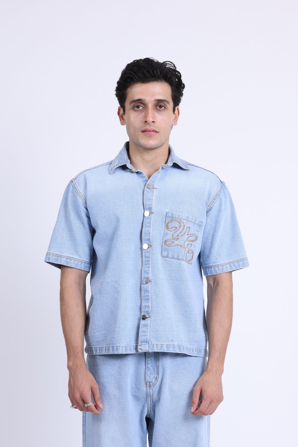 WESTERN BLUE DENIM SHIRT