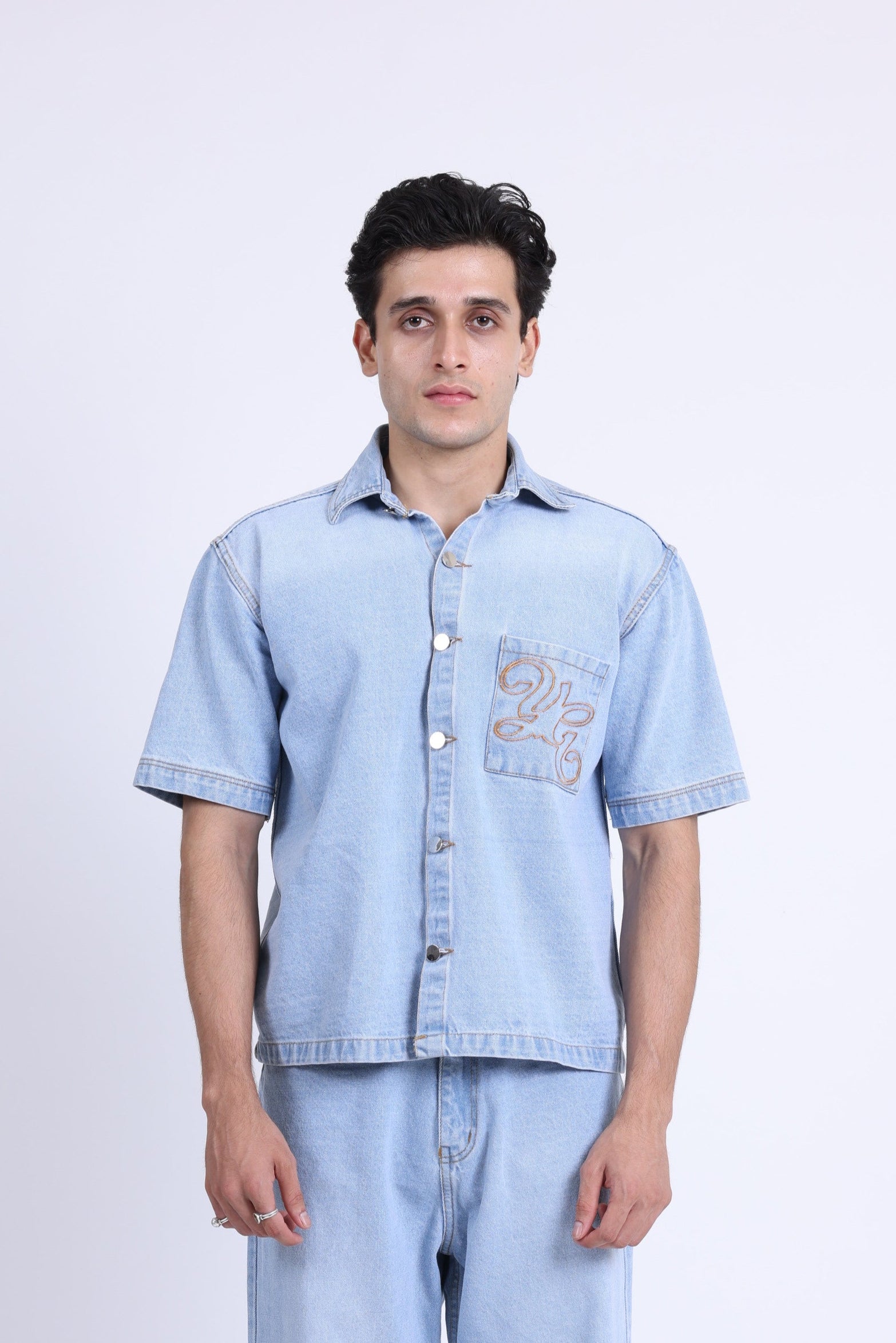 WESTERN BLUE DENIM SHIRT