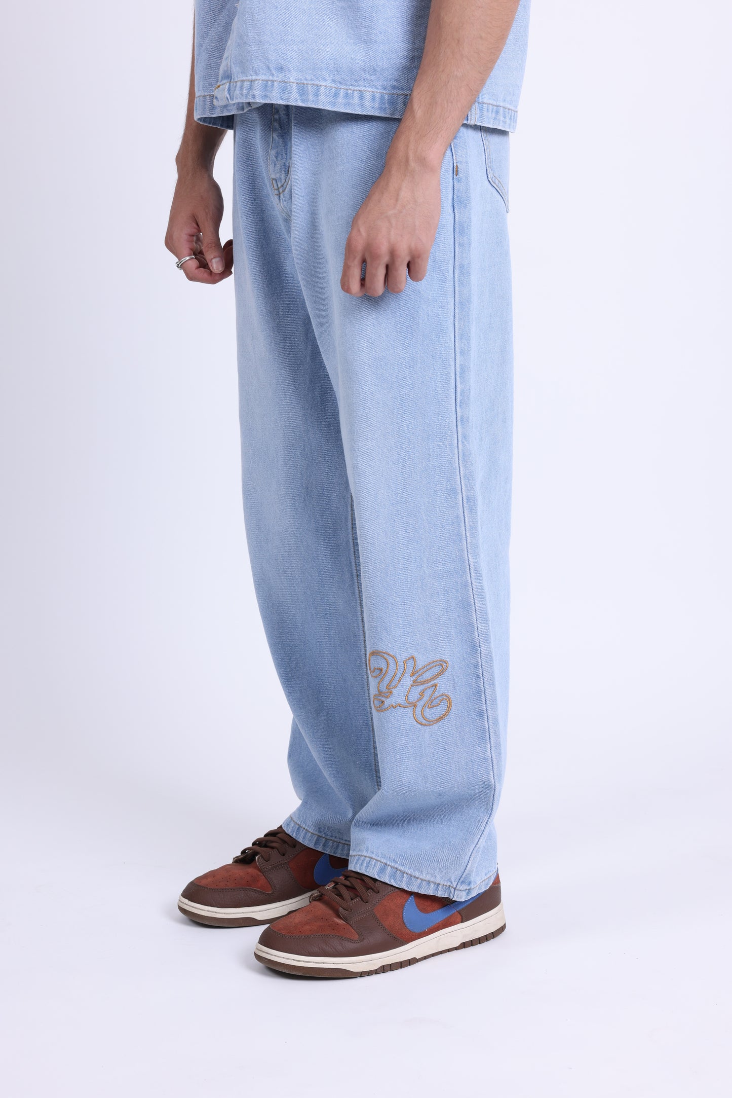 WESTERN BLUE DENIM CO-ORD SET