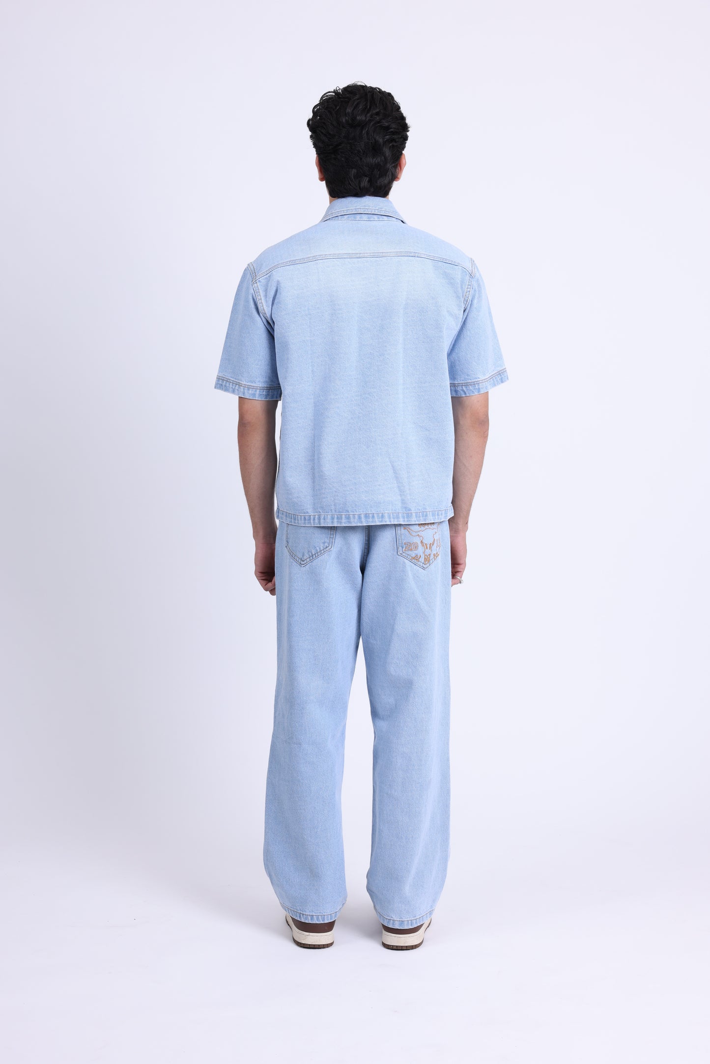 WESTERN BLUE DENIM CO-ORD SET