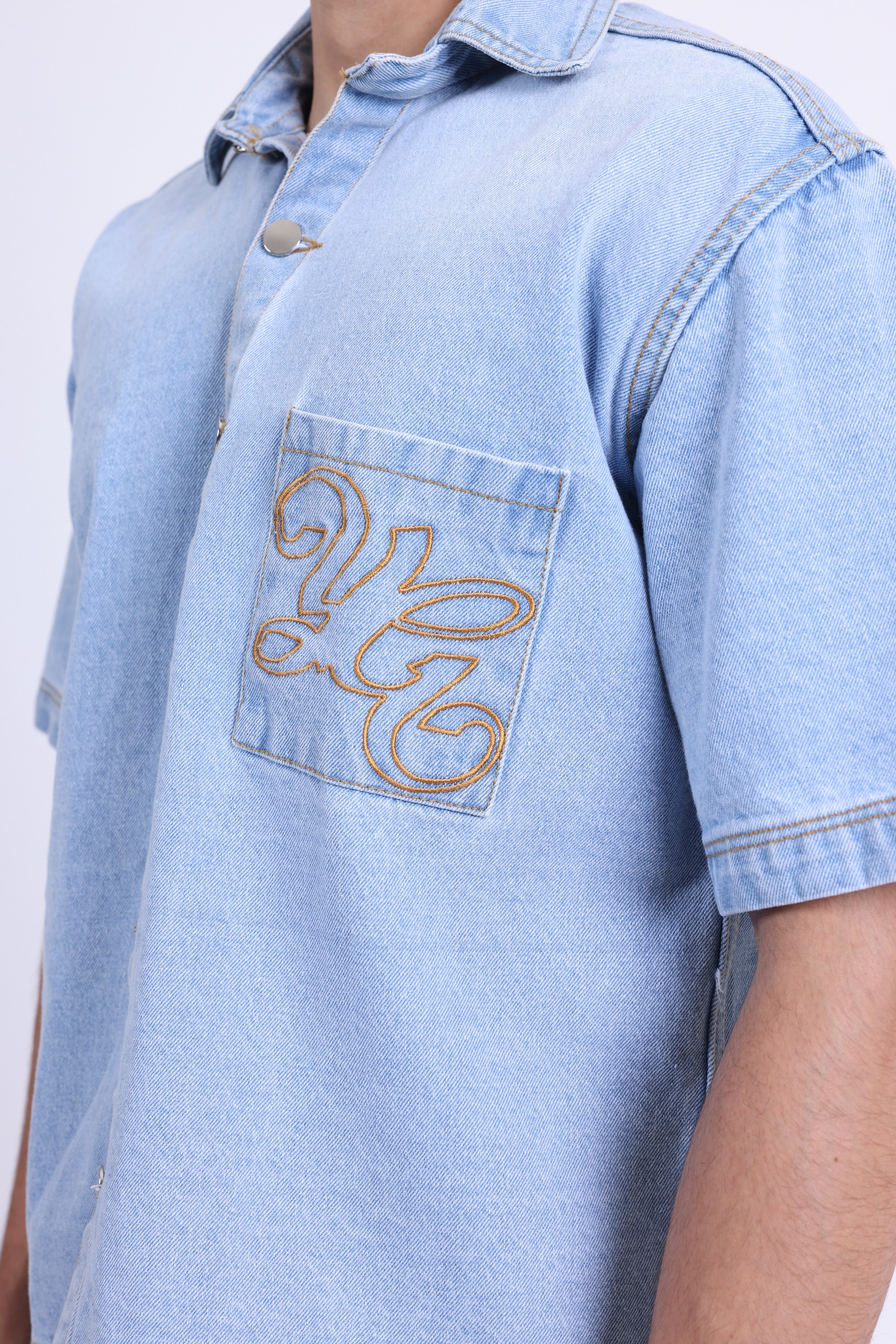 WESTERN BLUE DENIM SHIRT