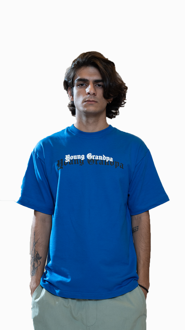 DIALING TIME BACK T-SHIRT - FRAGMENT BLUE